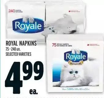Metro Royal napkins offer