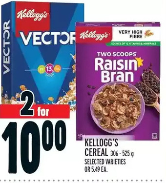 Metro Kellogg's cereal offer