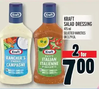 Metro Kraft salad dressing offer