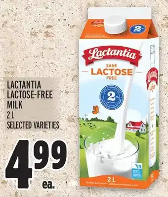 Metro Lactantia lactose-free milk offer