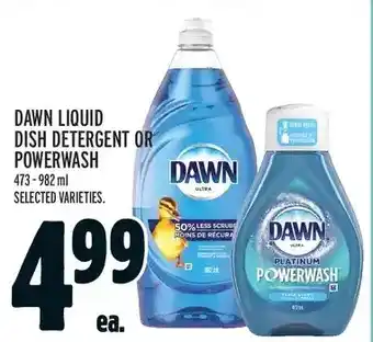 Metro Dawn liquid dish detergent or powerwash offer