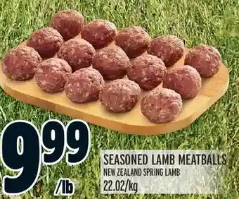 Metro Seasoned lamb meatballs offer