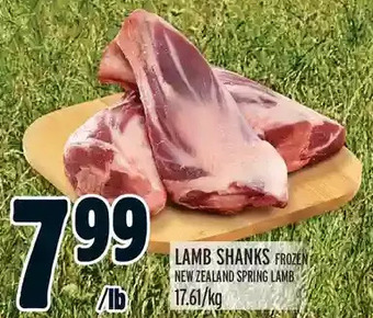 Metro Lamb shanks offer