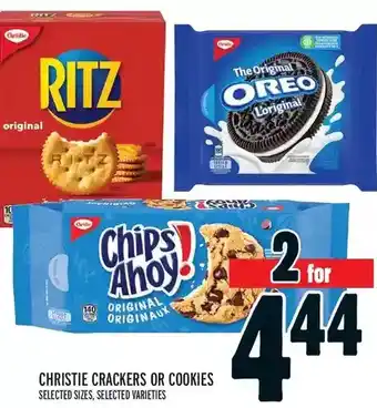 Metro Christie crackers or cookies offer