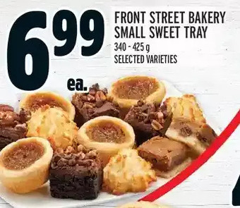 Metro Front street bakery small sweet tray offer