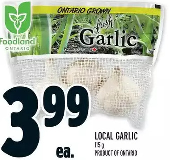Metro Local garlic offer
