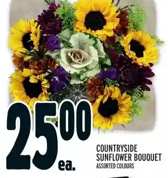 Metro Countryside sunflower bouquet offer