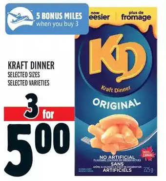 Metro Kraft dinner offer