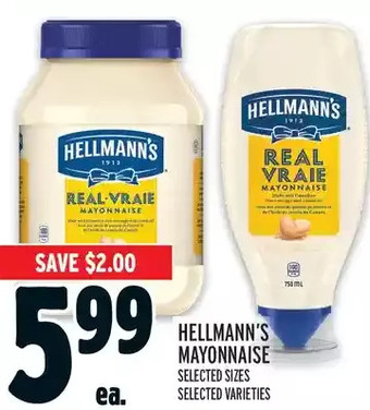 Metro Hellmann's mayonnaise offer