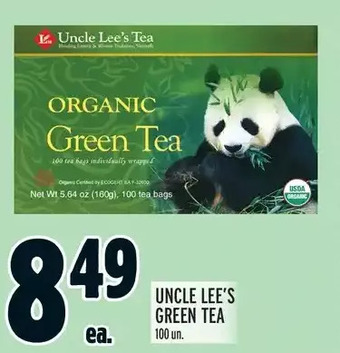 Metro Uncle lee's green tea offer