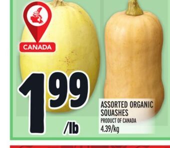 Metro Assorted organic squashes offer