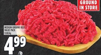 Metro Medium ground beef value pack offer