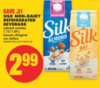No Frills Silk non-dairy refrigerated beverage, 1.75/1.89 l offer