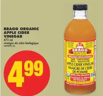 No Frills Bragg organic apple cider vinegar, 473 ml offer