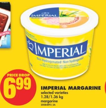 No Frills Imperial margarine, 1.28/1.36 kg offer