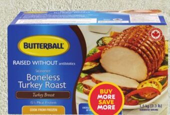 Sobeys Butterball seasoned boneless turkey breast roast offer