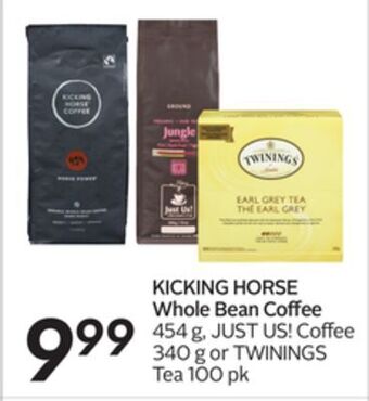 Sobeys Kicking horse whole bean coffee offer