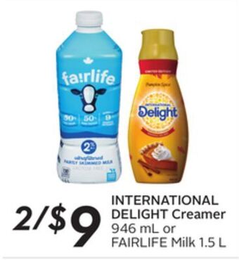 Sobeys International delight creamer offer