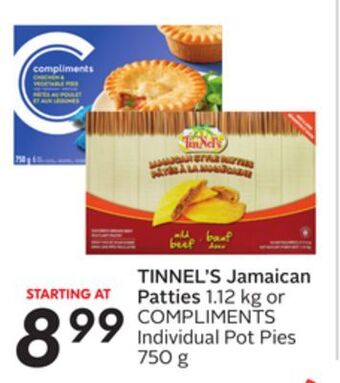 Sobeys Tinnel's jamaican patties offer