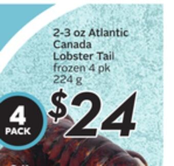 Sobeys Atlantic canada lobster tail offer