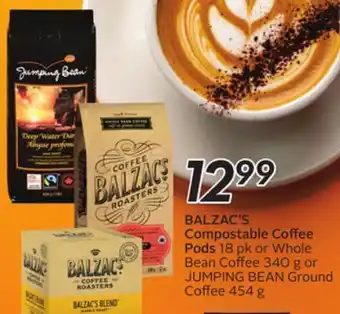 Sobeys Balzac's compostable coffee pods offer