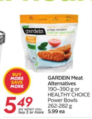 Sobeys Gardein meat alternatives offer