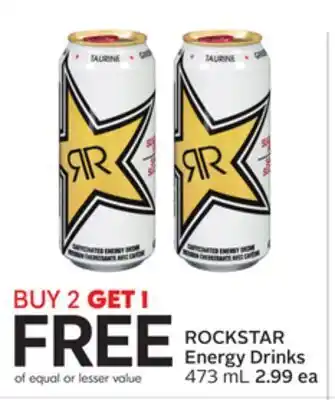 Sobeys Rockstar energy drinks offer