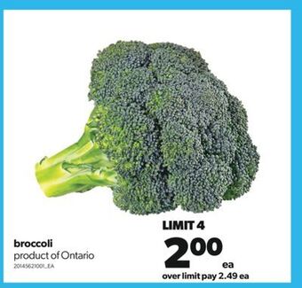 Real Canadian Superstore Broccoli offer