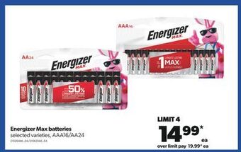 Real Canadian Superstore Energizer max batteries offer