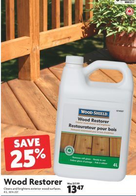 Home Hardware Wood restorer offer