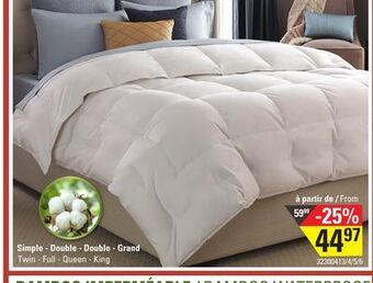 Sushi Shop 100% cotton white feather and duck down duvet offer