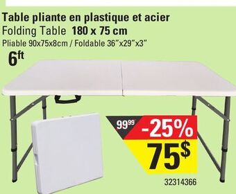 Sushi Shop Folding table offer