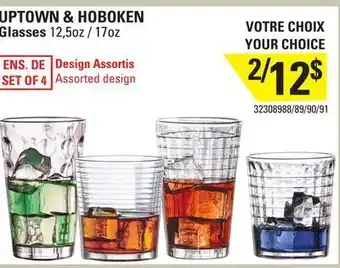 Sushi Shop Uptown & hoboken glasses 12,5oz / 17oz offer