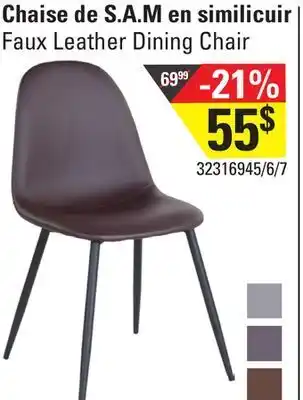 Sushi Shop S.a.m faux leather dining chair offer