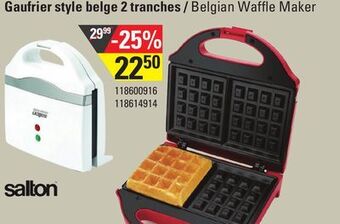 Sushi Shop Salton belgian waffle maker offer