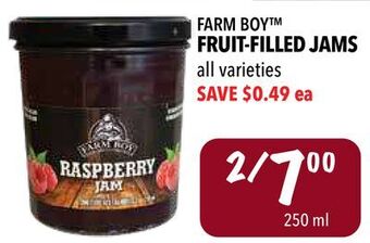 Farm Boy Farm boy™ fruit-filled jams offer