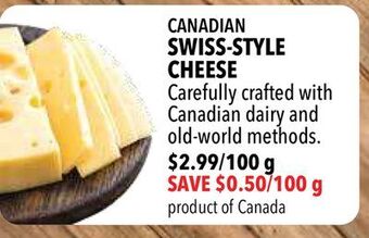 Farm Boy Canadian swiss-style cheese offer