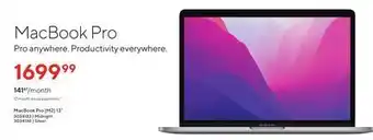Staples Macbook pro (m2) 13" offer