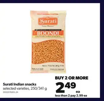 Real Canadian Superstore Surati indian snacks, 250/341 g offer
