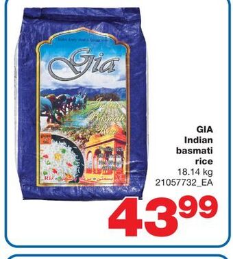 Wholesale Club Gia indian basmati rice offer