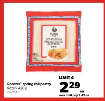 Real Canadian Superstore Rooster™ spring roll pastry, 420 g offer