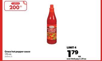 Real Canadian Superstore Grace hot pepper sauce, 170 ml offer