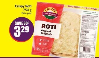 Chalo FreshCo Crispy roti 750 g offer