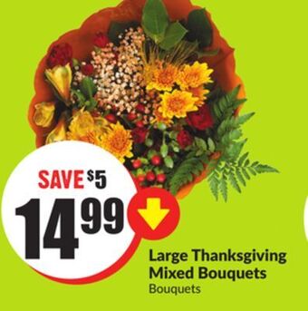 Chalo FreshCo Large thanksgiving mixed bouquets offer