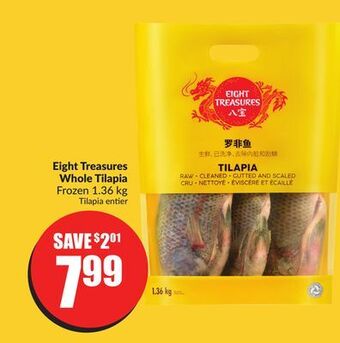 Chalo FreshCo Eight treasures whole tilapia frozen 1.36 kg offer