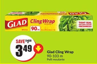 Chalo FreshCo Glad cling wrap 90-103 m offer