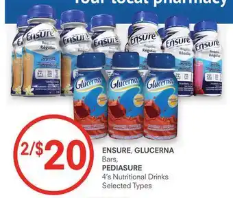 IDA Pharmacy Ensure, glucerna or pediasure offer