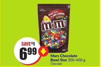 Chalo FreshCo Mars chocolate bowl size 300-400 g offer