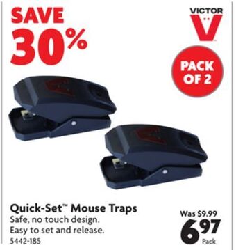 Home Hardware Quick-set™ mouse traps offer