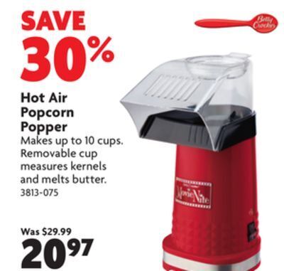 home hardware popcorn machine